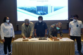 Petrokimia Gresik dan Distributor Teken Perjanjian Jual Beli Penyaluran Pupuk Subsidi Tahun 2021