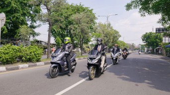 PCX Luxurious Ride Bersama HPCI Sidoarjo, Bikers Juga Harus Keren