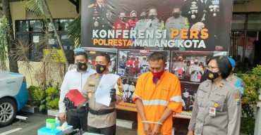 Sebar Kabar Hoax Larangan Masuk Kota Malang dengan Catut Kapolres, Warga Lamongan Dibekuk