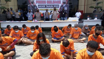 Setahun ada 793 Kasus Kriminal di Sidoarjo