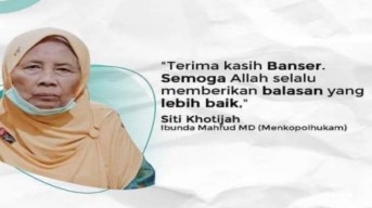 Rumahnya Dijaga Banser, Begini Doa Ibunda Mahfud MD