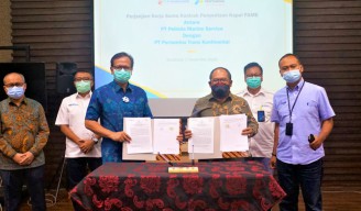 Sinergi PT Pelindo III dan Pertamina Efisienkan Biaya Logistik Energi