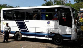 Kini Bus Damri Layani Rute Magetan Pantai Klayar Pacitan