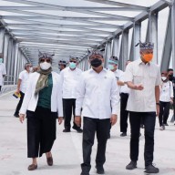 Jembatan Penghubung Jatim-Jateng di Bojonegoro Diresmikan 3 Menteri