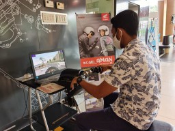 MPM Berhasil Mengedukasi Keselamatan Berkendara dengan Alat Simulator Honda Riding Trainer