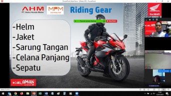 Webinar Seru Bersama Driver Ojek Online, Kampanyekan 5P Sampai Tips Perawatan Motor.