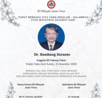 Positif Covid-19, dr. Bambang Suranto Yang Merupakan Dokter Umum di Tuban Meninggal Dunia