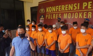 21 Pebisnis Narkoba Area Kota Mojokerto Diciduk Polisi