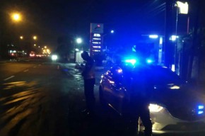 Patroli Blue Light Satlantas Polresta Sidoarjo Cegah Balap Liar  