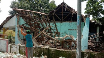 35 Tahun Berdiri, Gedung SDN Mojolebak Mojokerto Ambyar Hancur Lebur