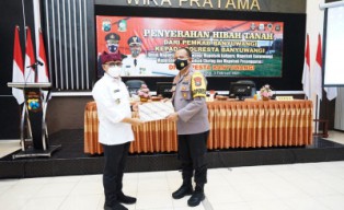 Polresta Banyuwangi Dapat 'Hadiah' Tanah dari Pemkab