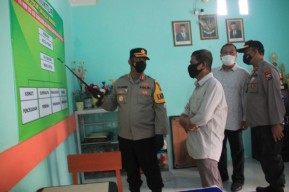 Kapolres Bojonegoro Launching Posko PPKM Skala Mikro di Desa Sukorejo