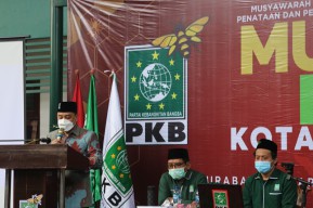 Hadir di Muscab PKB Surabaya, Wali Kota Eri Cahyadi Ungkap Dirinya Juga Lulusan Pesantren