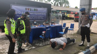 Sembilan Orang Terkena Razia Masker Operasi Yustisi di Tulungagung, Begini Nasibnya