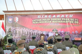 Peringati HUT Sapol PP, Bupati Bojonegoro: Pantang Kendur Sebelum Teratur