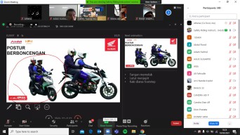 Kemanapun Perginya Selalu Cari Aman, MPM Honda Jatim Edukasi Online 9 Sekolah