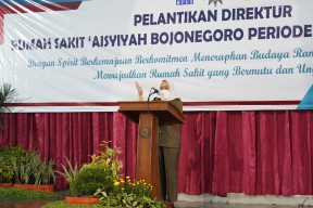 Hadiri Pelantikan Direktur RS 'Aisyiyah Bojonegoro, Bupati Harapkan Sinergitas dan Konsolidasi Terus Terjaga