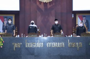 Sampaikan LKPJ 2020, Gubernur Khofifah : Realisasi Target Capaian Kegiatan Provinsi Jatim Capai 91,99 Persen