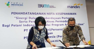 Dukungan Bank Mandiri Untuk Program Agro Solution Pupuk Indonesia
