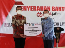 Bank Jatim Bedah 17 Rumah Tak Layak Huni di Tulungagung