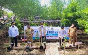 Desa Mangrove Ujung Pangkah Binaan PGN Saka Terpilih Sebagai Lokasi Sekolah Lapang Cuaca BMKG