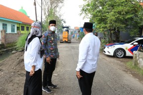 Jalan Beciro Soidoarjo Mulai Diperbaiki ‘Tipis-tipis’