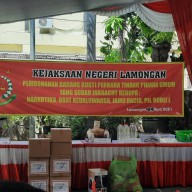 Kejaksaan Lamongan Musnahkan Ratusan Gram Sabu dan Ribuan Pil Koplo