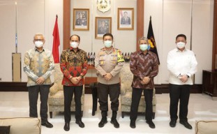 Semen Indonesia Gandeng Polda Jatim Pastikan Pasokan Distribusi Semen