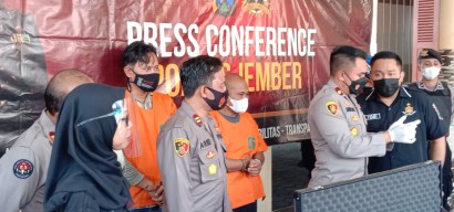 Penipu 4,7 Miliar Lebih Asal Wuluhan Diamankan di Polsek Wuluhan Jember