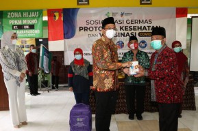 Warga Sidoarjo Diajak Galakkan Hidup Sehat dengan Prokes dan Vaksinasi Covid-19