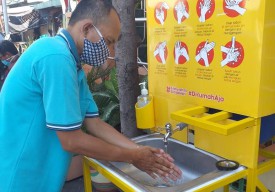 Kelurahan Lumpur Konsisten Galakkan Sosialisasi Pencegahan Covid-19