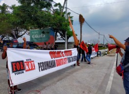Laporannya Digantung, Aktifis Forkot Bakal Datangi Mapolres Gresik dan Demo di Kantor Bupati