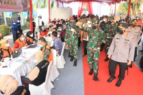 Petinggi Negara Turun Gunung Pantau Penanganan Covid-19 di Lamongan