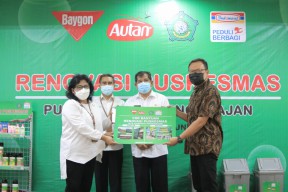 Indomaret dan Baygon Gelar Renovasi Puskesmas Barengkrajan