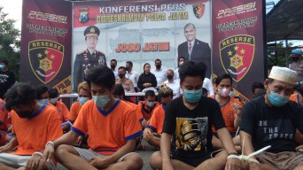 67 Preman Pelabuhan dan Terminal di Jatim Digulung Polda