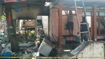 Bensin Tumpah, Pasutri di Jombang Terbakar, Rumah dan Toko Juga Ludes