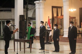 Bupati Muhdlor Ali Lantik Tiga Direktur Perumda Delta Tirta