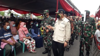 Danrem 081 DSJ Apresiasi Antusiasme Masyarakat Tulungagung dalam Vaksinasi Covid-19