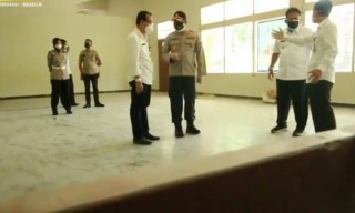 Forkopimda Nganjuk Tinjau Rencana Penambahan Tempat Isolasi di Gedung Juang