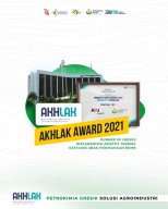 Petrokimia Gresik Raih Posisi Runner Up di Ajang BUMN Akhlak Award
