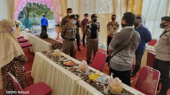 15 Terop Hajatan Warga Blitar Dibubarkan Selama PPKM Darurat