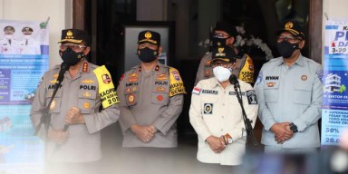 Kabarham Tinjau Penanganan Covid Kota Malang di Masa PPKM