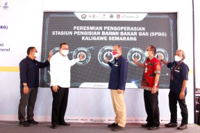 Dorong Transisi Energi, Dirjen Migas Resmikan SPBG Pertamina di Kaligawe Semarang Berkapasitas 30 Ribu lsp Per Hari
