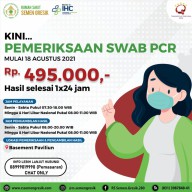 Hore, RS Semen Gresik Turunkan Tarif Rapid PCR Tinggal Rp 495 Ribu Yuk Periksakan Diri