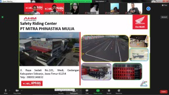 Edukasi Pentingnya Helm Dalam Webinar Safety Riding Bersama Komunitas CB150 Surabaya