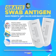 Banyuwangi Gratiskan Swab Antigen di Seluruh Puskesmas untuk Peserta Seleksi ASN