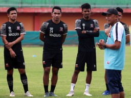 Madura United Tingkatkan Latihan Pemain Antisipasi Liga 1 Digulirkan Kembali