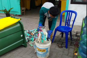Sampah Masker di Surabaya Capai 863 Kilo Per Bulan