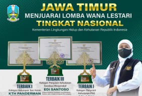 Raih Apresiasi Wana Lestari, Gubernur Khofifah Ajak Jaga Lingkungan dan Kelola Hutan