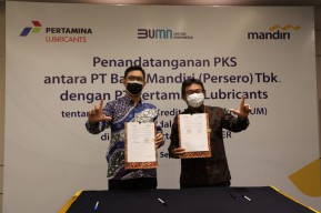 Pertamina Lubricants Gandeng Bank Mandiri Perkuat Ekonomi Nasional Melalui Layanan Kredit Usaha Mikro Untuk Outlet